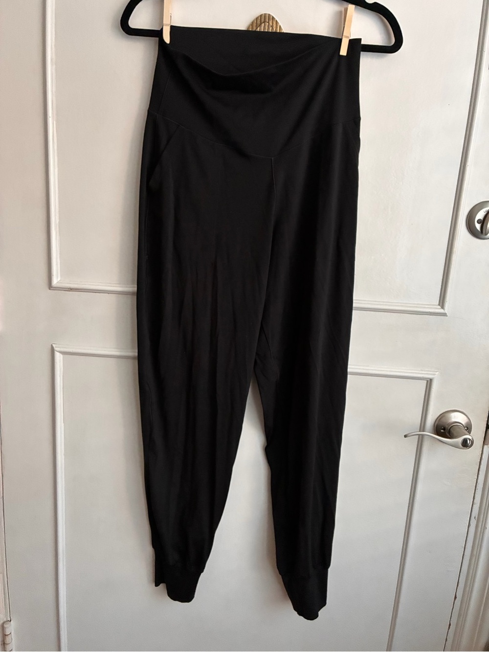 aerie Black High-Rise Jogger Pants